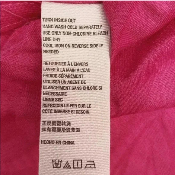 Free People Can't Stop Dreaming Oversized Sz XS Vibrant Pink Textured Blouse - Picture 6 of 11